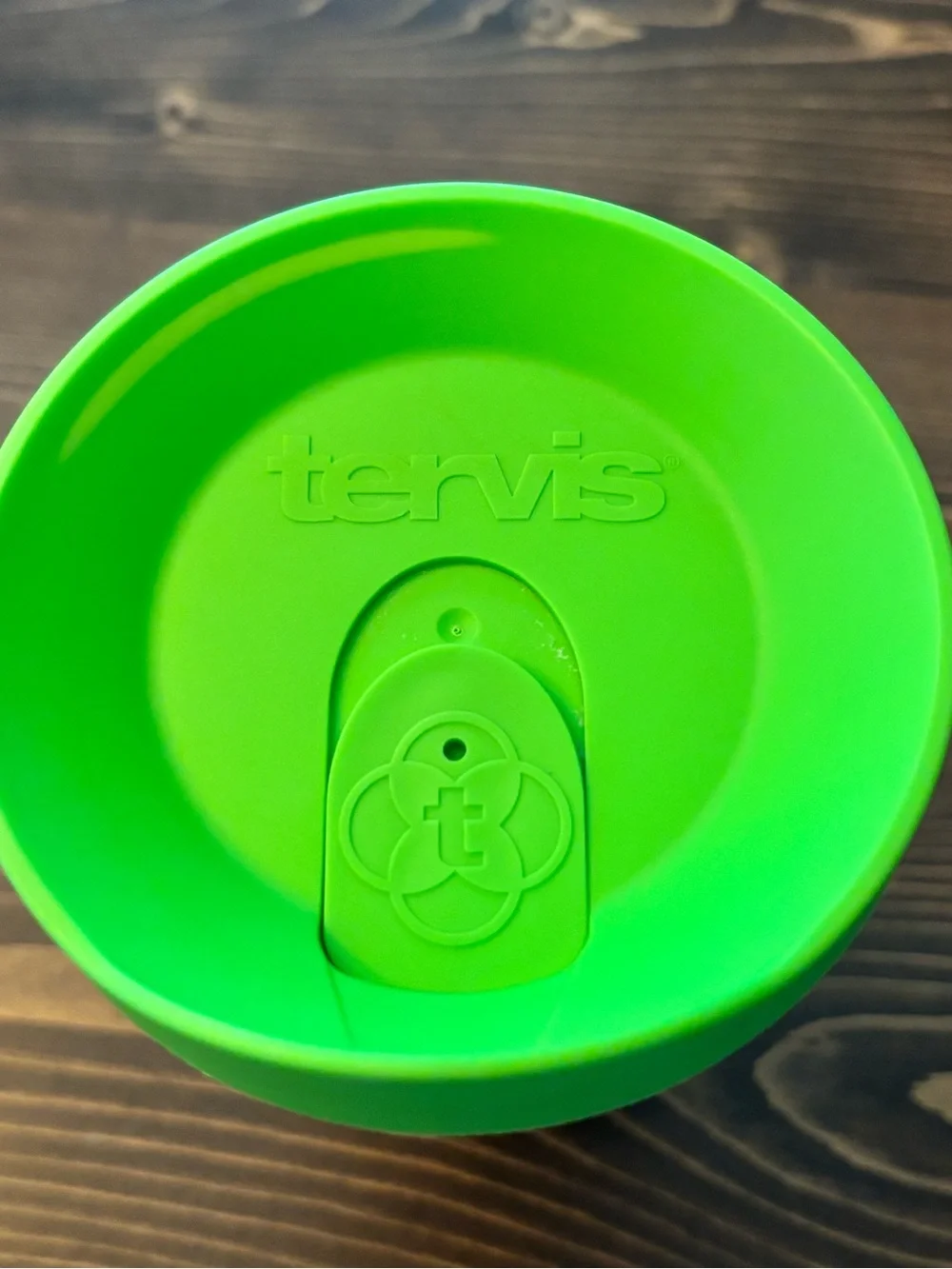 tervis Green Lid Tumbler with Multi-Color Camper Van Design